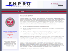 Tablet Screenshot of enproconsulting.com